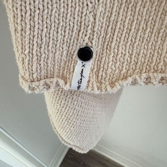 One Teaspoon Desert Eagle Maxi Cardigan Cream Duster Sweater Long Knit Neutral - Picture 6 of 15